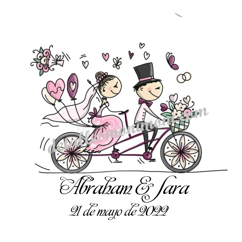 etiqueta para regalos bici Etiqueta para regalos bici - Imagen 1