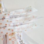 Pulseras de tela con corona de princesa - Imagen 4