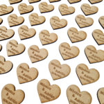 Corazón pequeño madera - Imagen 3