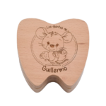 Caja Dientes Ratoncito Pérez Personalizada madera