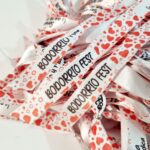 Pulseras tela corazones baratas - Imagen 2