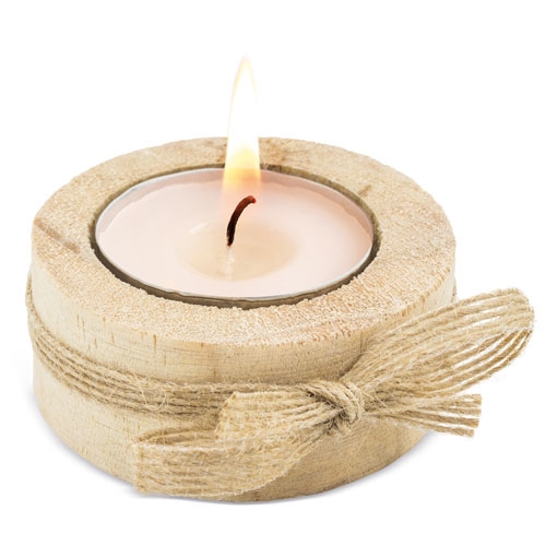 Vela madera artesanal