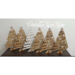 Árbol navidad personalizado madera - Imagen 3