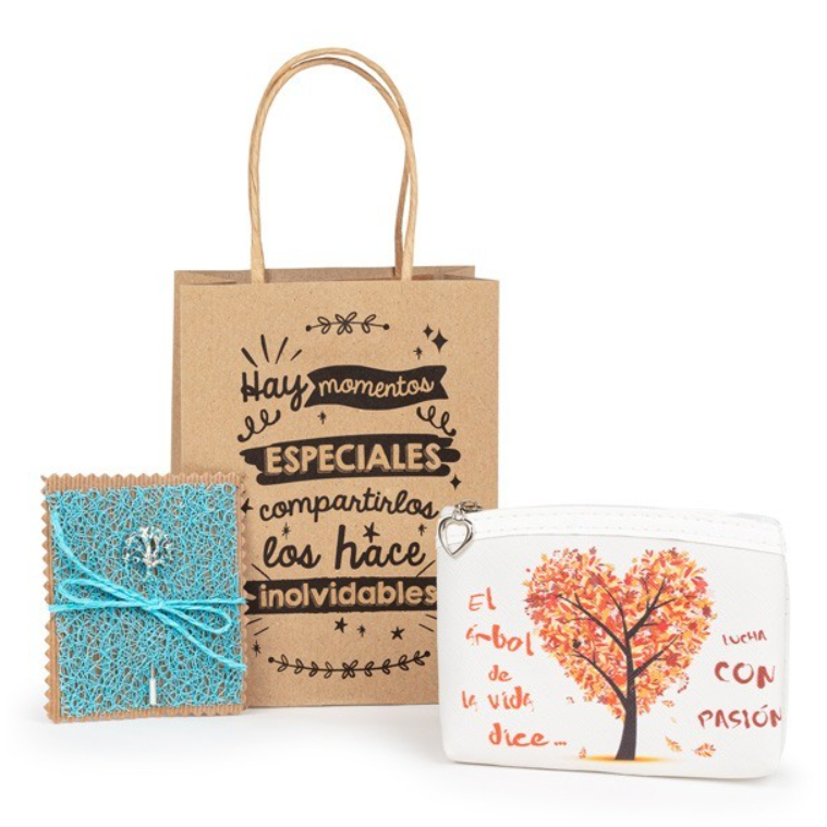 Alfiler árbol de la vida con monedero pack árbol de la vida