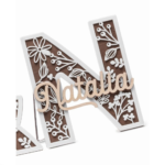 Iniciales metacrilato personalizadas - Imagen 2