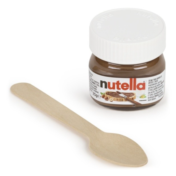 nutella con cuchara