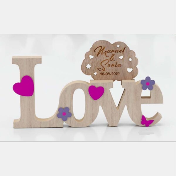 love personalizado novios
