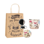monedero vintage con espejo