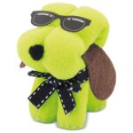 Toalla microfibra en forma de perro con gafas - Imagen 3