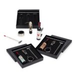 Estuche accesorios vino con licor detalle boda