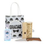 Regalos boda licor con caja bambú con navaja - Imagen 2
