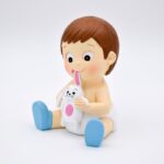 Figura para tarta bebé con conejito azul - Imagen 3