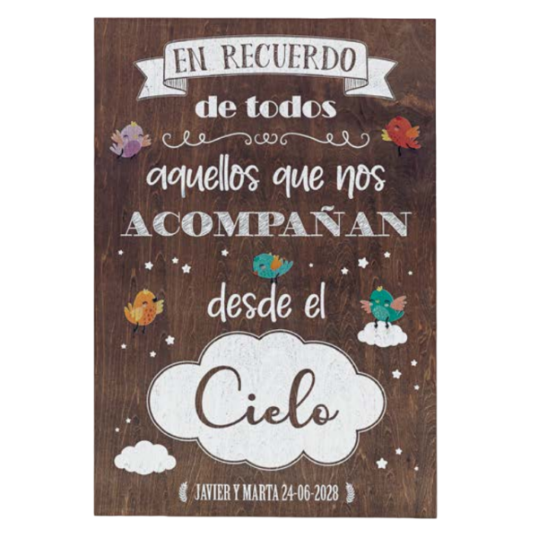 Cartel recuerdo cielo
