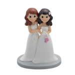 Figura tarta boda novias