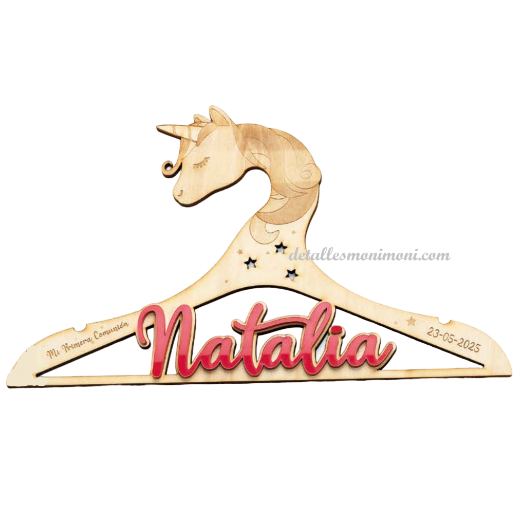 Percha personalizada comunión Perchas personalizadas comunión