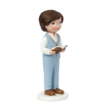Figura tarta Comunión niño chaleco y biblia - Imagen 2