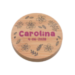 Espejo madera personalizado hojas