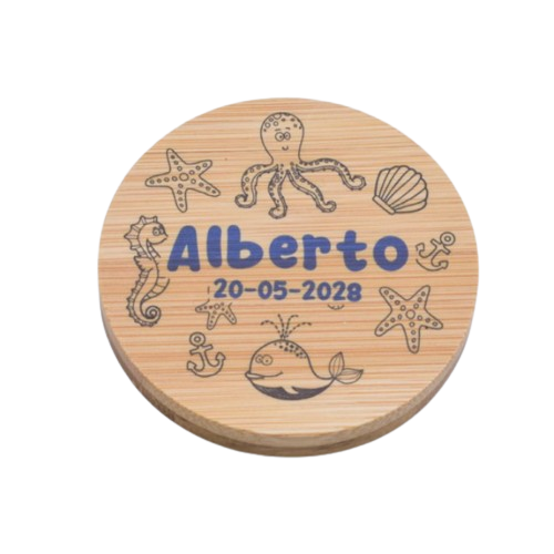 Espejo madera Comunión marino
