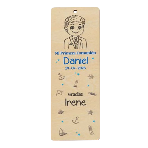Marcapáginas personalizado Comunión