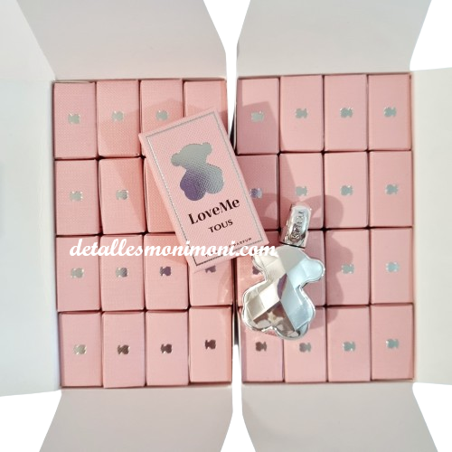Cajas miniperfumes TOUS love me silver