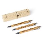 Pack abridor, llavero y bolígrafo bambú - Imagen 5