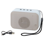 Altavoz bluetooth cuadrado soporte móvil - Imagen 3