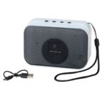 Altavoz bluetooth cuadrado soporte móvil - Imagen 4