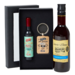 Pack vino, abridor y llavero