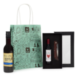 Botella de vino y estuche con abridor y navaja - Imagen 3