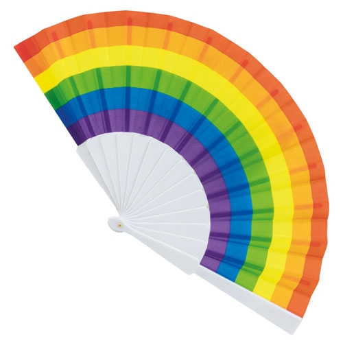 ABANICO MULTICOLOR LGTBI