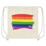 Mochila algodón multicolor orgullo LGTBI - Imagen 2