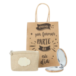 Pack espejo y monedero natural - Imagen 2
