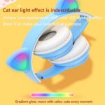 Cascos inalámbricos con orejas rosa - Imagen 4