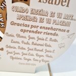 Calendario madera personalizado profesores - Imagen 2