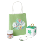 Pack con pulsera trébol y Nutella para detalle Boda - Imagen 2