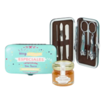 Pack con set de manicura pastel y mermelada
