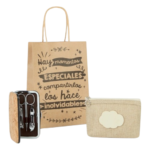 Pack set de manicura y monedero natural - Imagen 2
