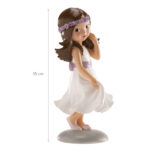 Figura Comunión niña lazo lila - Imagen 4