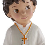 Figura tarta Comunión niño traje beige - Imagen 5