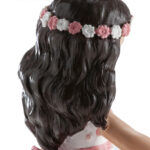 Figura tarta Comunión niña diadema flores - Imagen 5