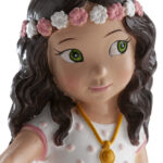 Figura tarta Comunión niña diadema flores - Imagen 6