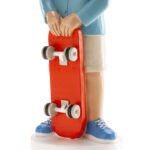 Figura tarta Comunión niño patín - Imagen 7