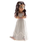 Figura tarta Comunión niña con chaqueta - Imagen 2