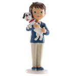Niño Comunión con perro
