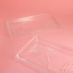 Pack 2 Bandejas cristal para mesa dulce - Imagen 2