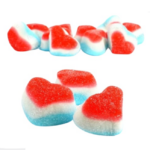 Corazones tricolor Haribo kg