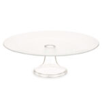 Tartera cristal con pie