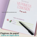 Libro firmas y fotos Comunión niña con maletín - Imagen 2