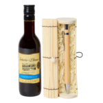 Pack boligrafo estuche bambú con vino