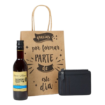 Pack tarjetero con vino - Imagen 2